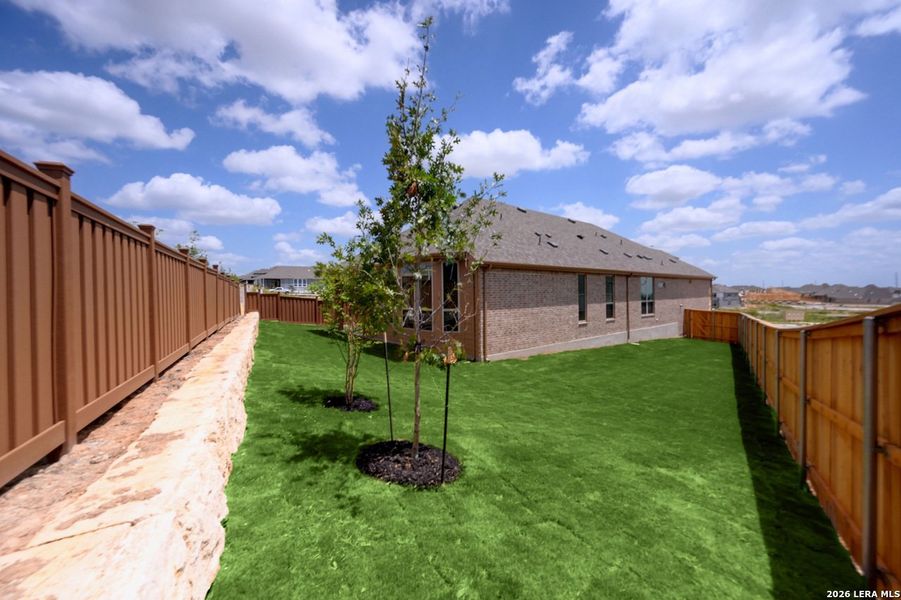 Exterior details and patio area of a home in Mayfair, New Braunfels (Image 3).