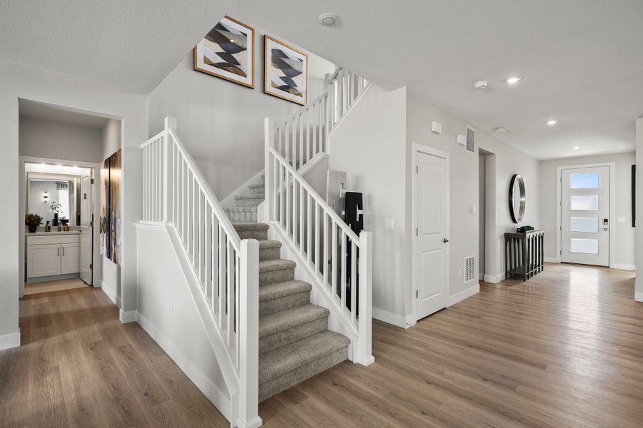 Representative furnished interior of a home built from the Perch by Trumark Homes in Trumark Homes at Tanterra, Parker (Image 14).