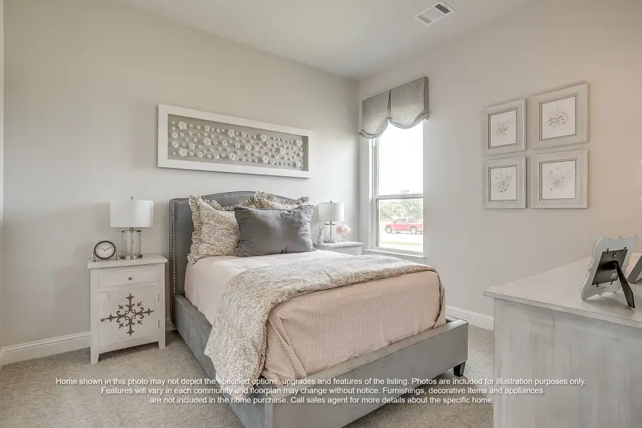 Furnished interior view inside a new home in Byrum Ranch - 1 Acre Lots, Maypearl (Image 10).