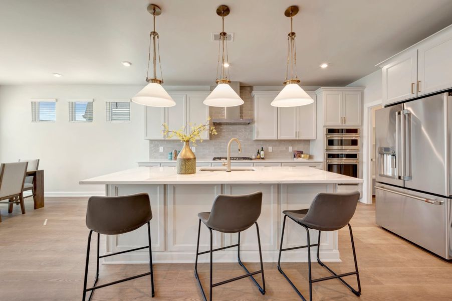 Representative furnished interior of a home built from the Aspen Creek by Tri Pointe Homes in Altis At Serenity | A 55+ Community, Fuquay Varina (Image 10).