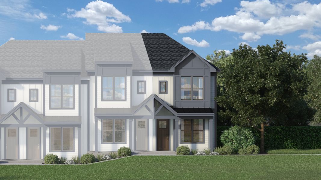 Representative exterior photo of a completed home built from the Hawthorne A, B, C by Veranda Homes in Hawthorne Summit, Greenville, SC (Image 6).