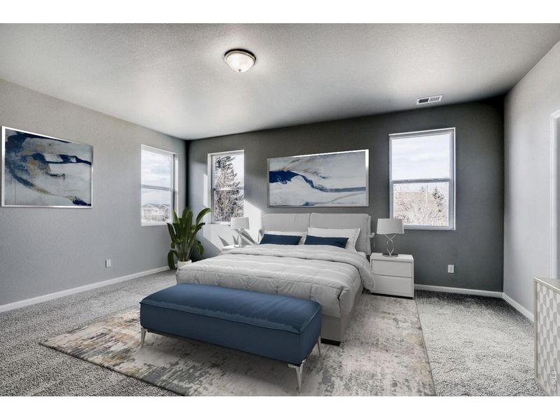 Furnished interior view inside a new home in Trevenna, Windsor (Image 5).