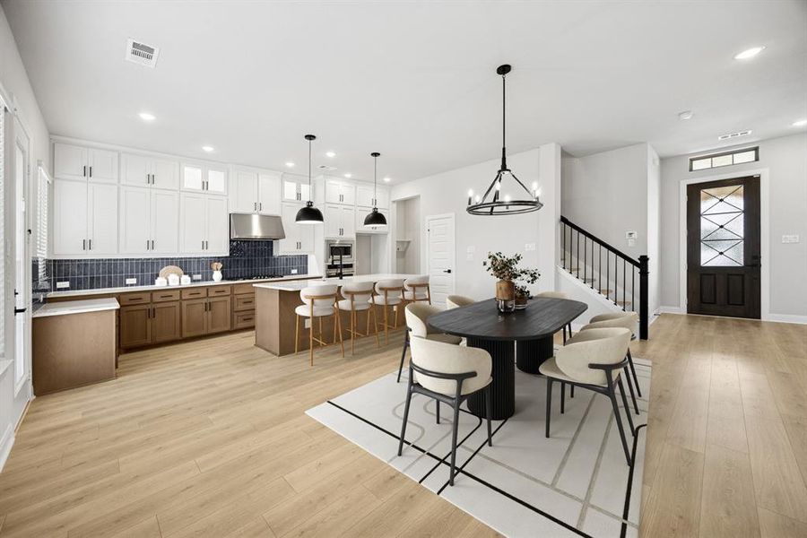 Furnished interior view inside a new home in Greenville Heights, Dallas (Image 6).