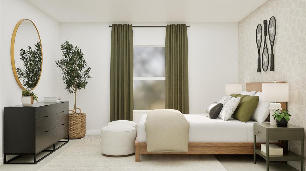 Furnished interior view inside a new home in Cotton Brook, Hutto (Image 8).
