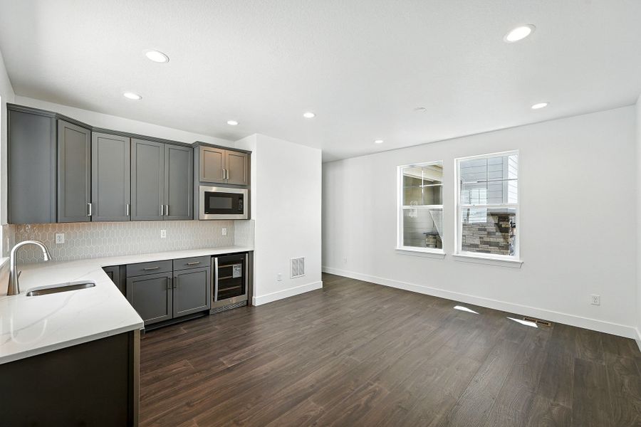 Furnished interior view inside a new home in Macanta, Castle Rock (Image 5).