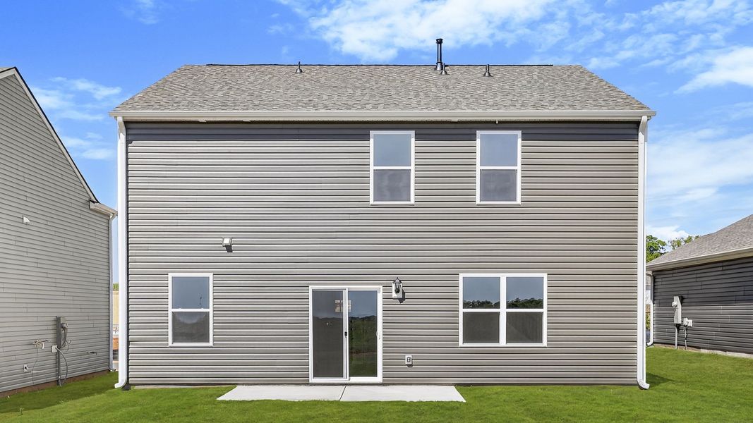 Exterior details and patio area of a home in Benjamin's Grove, Woodruff (Image 3).