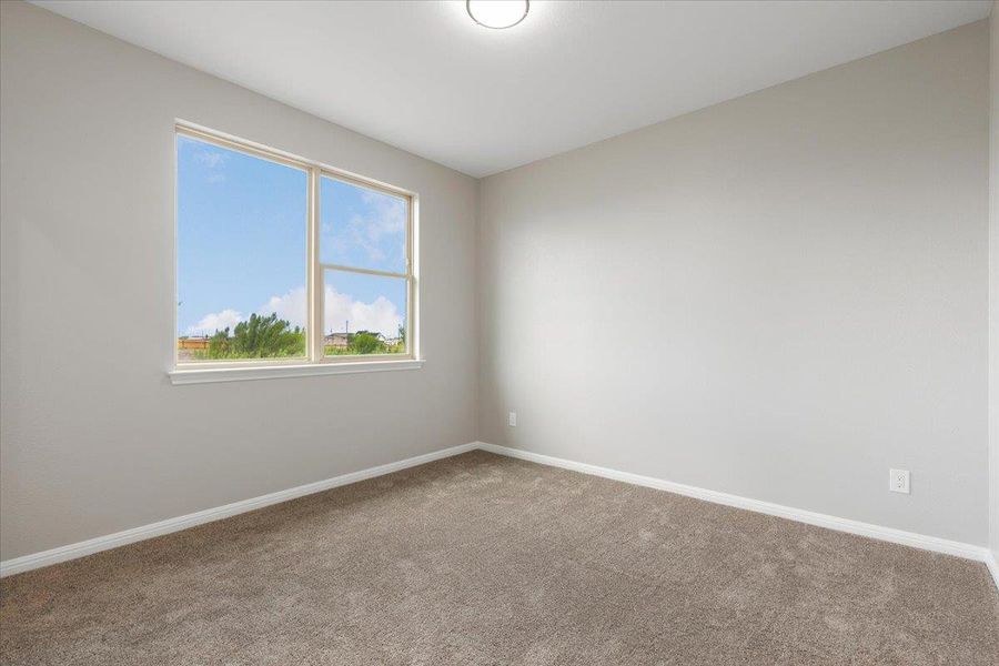 1st bedroom with fresh carpeting, ready for personalization. 1st bedroom with fresh carpeting, ready for personalization.