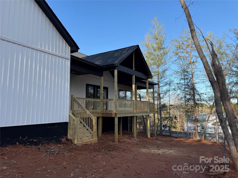 Exterior details and patio area of a home in , Morganton (Image 25).