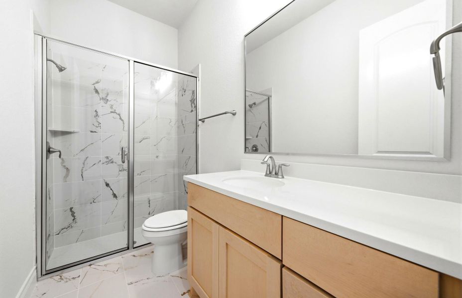 Furnished interior view inside a new home in The Highlands 55′, Porter (Image 16).