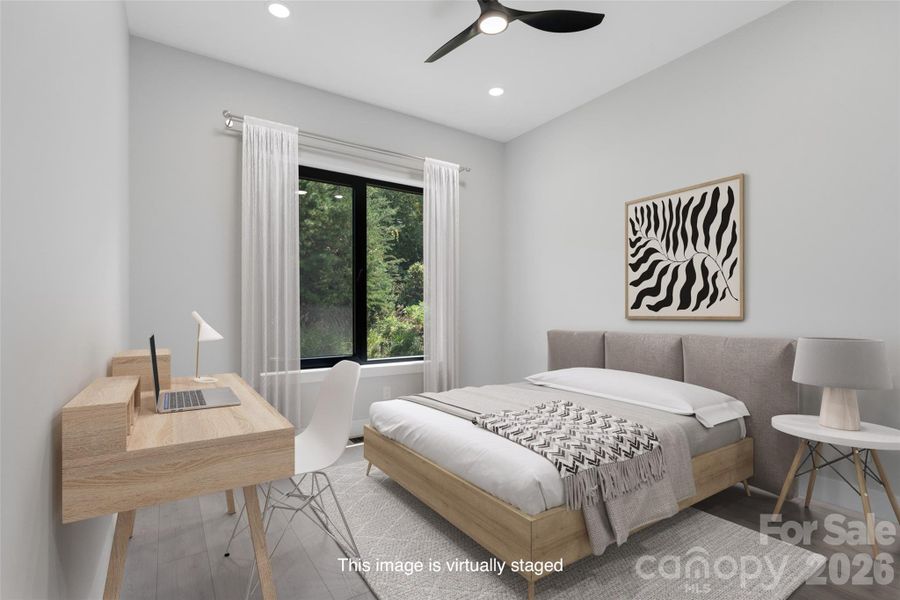 Furnished interior view inside a new home in , Leicester (Image 11).