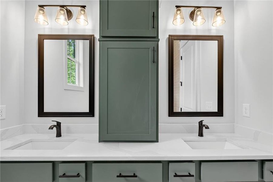 Close-up of interior finishes inside a home in , Dallas (Image 15).