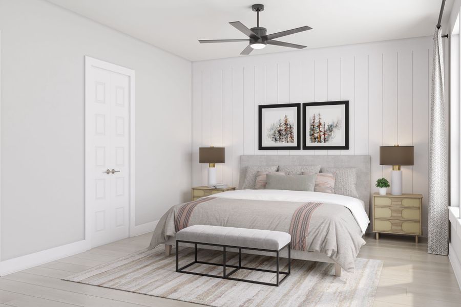 Furnished interior view inside a new home in Azalea Trails, Houston (Image 8).
