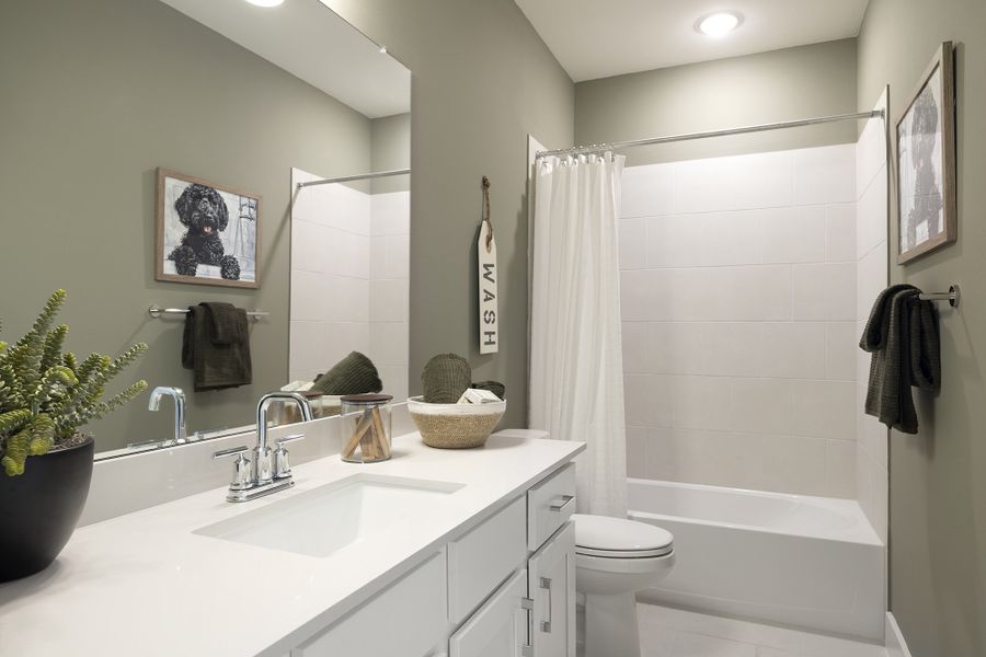 Representative furnished interior of a home built from the 3554 by Risewell Homes in Parkton Square, Kyle (Image 16).