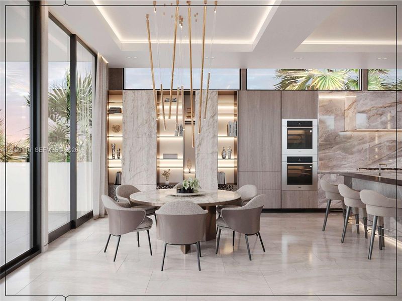 Furnished interior view inside a new home in , Golden Beach (Image 39).