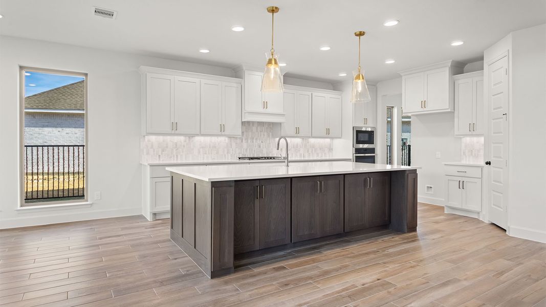 Furnished interior view inside a new home in Bridgeland, Cypress (Image 6).