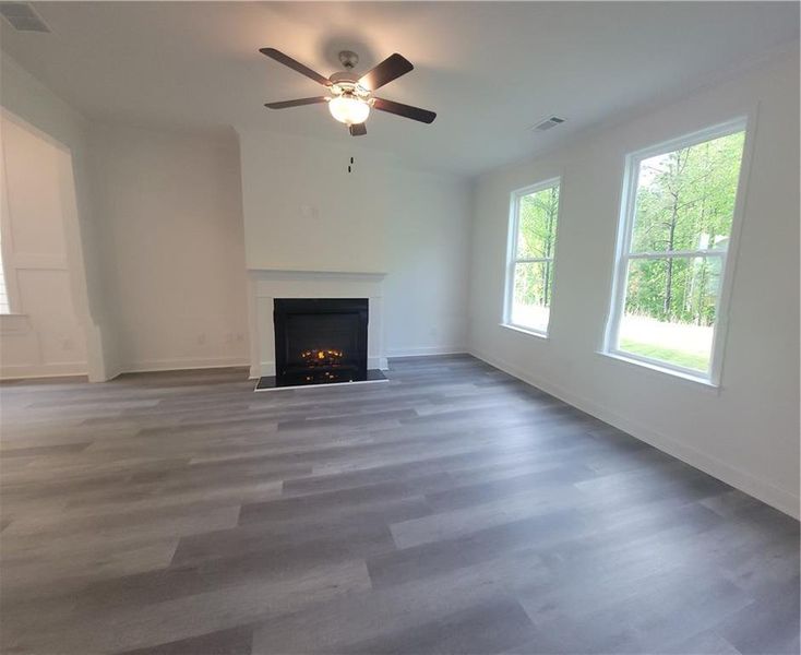 Spacious, unfurnished interior of a new home in Clark Farms, Flowery Branch (Image 24).