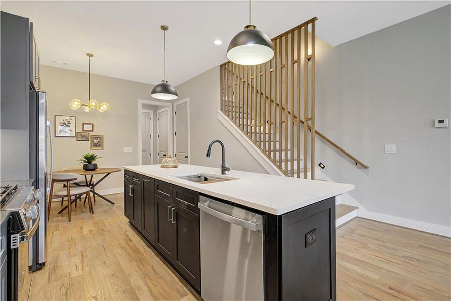 Furnished interior view inside a new home in , Atlanta (Image 24).