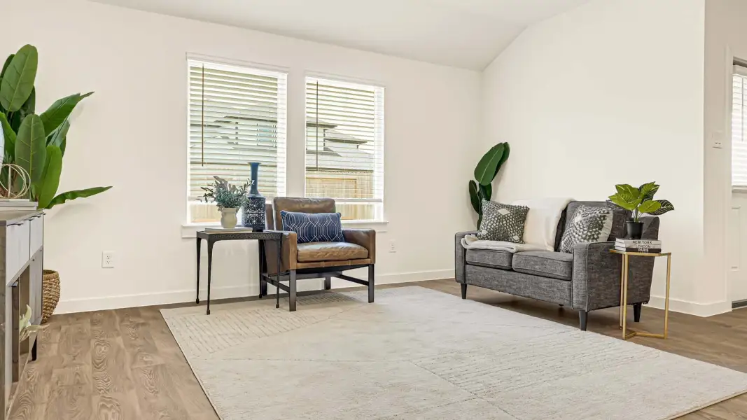 Furnished interior view inside a new home in Harvest Pointe, Needville (Image 12).