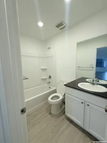 Furnished interior view inside a new home in Crescent Hills: Stonehill Collection, San Antonio (Image 3).