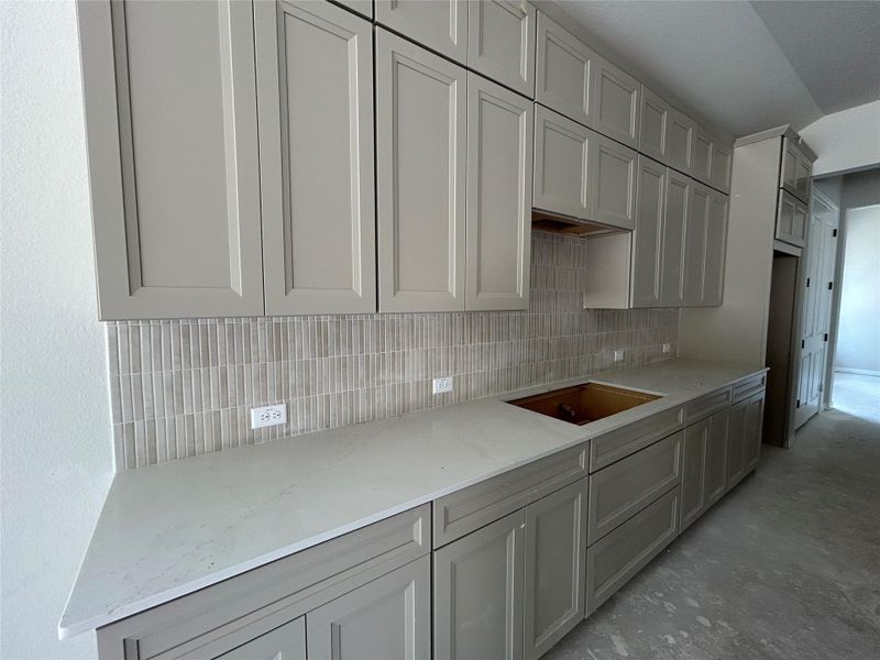 In-progress construction of a new home in Provence 70s, Austin, TX (Image 30).