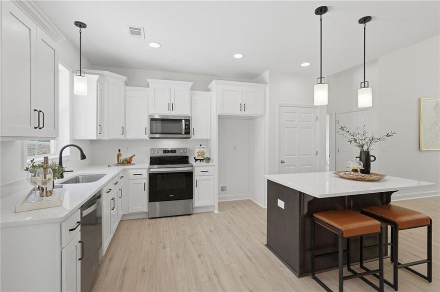 Furnished interior view inside a new home in , Gainesville (Image 13). Furnished interior view inside a new home in , Gainesville (Image 13).
