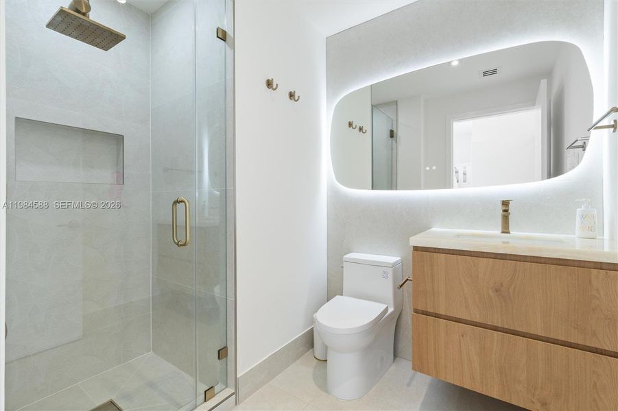 Furnished interior view inside a new home in , Miami (Image 16). Furnished interior view inside a new home in , Miami (Image 16).