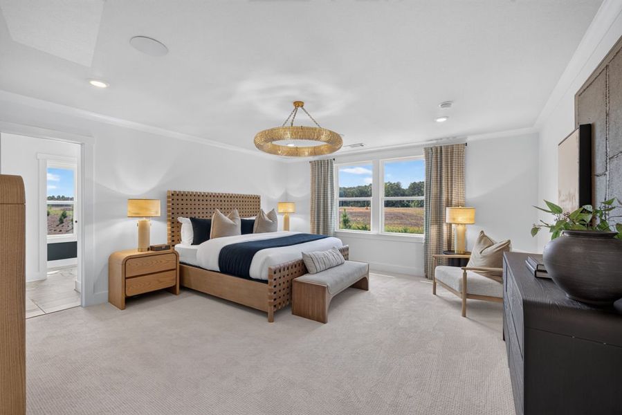 Representative furnished interior of a home built from the Oakhurst by Pulte Homes in Everhour, Newnan (Image 56).