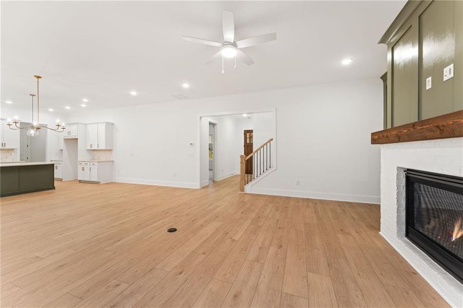 Spacious, unfurnished interior of a new home in The Reserve at Knollwood, Canton (Image 24).