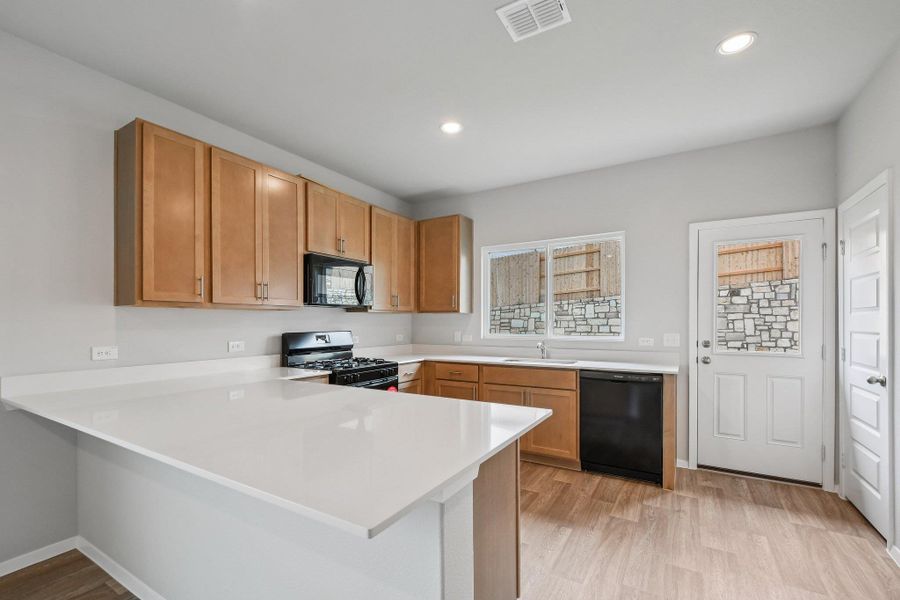 Furnished interior view inside a new home in Cloverleaf, Austin (Image 8).
