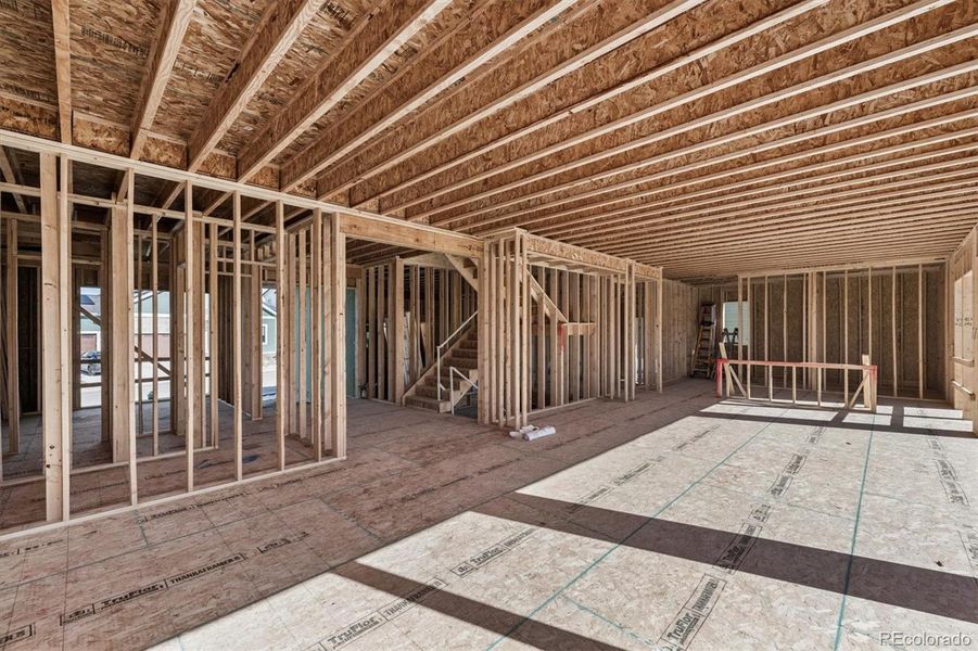 In-progress construction of a new home in , Louisville, CO (Image 25).