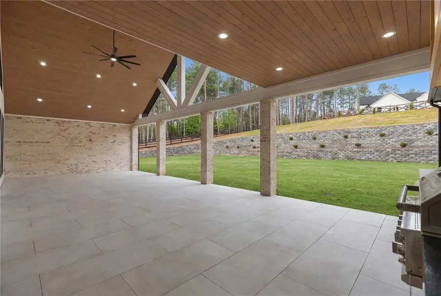 Exterior details and patio area of a home in , Dacula (Image 3).