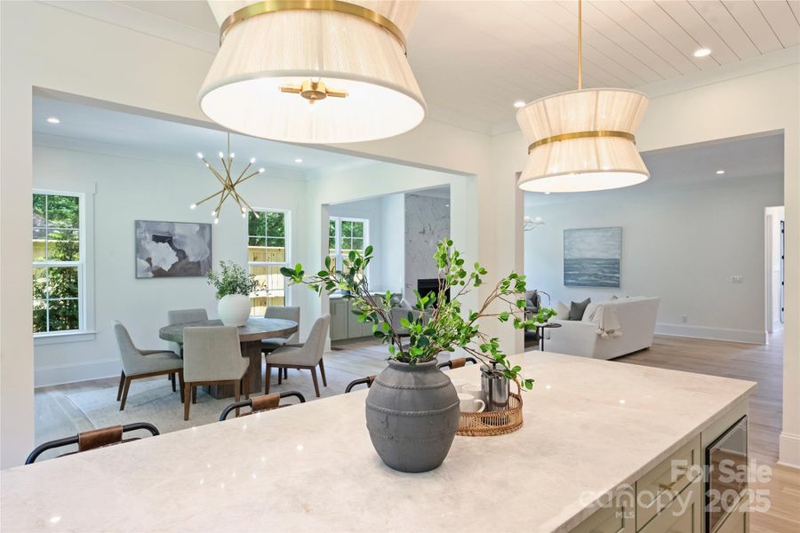 Furnished interior view inside a new home in , Charlotte (Image 20).