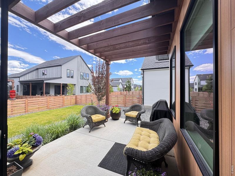 Exterior details and patio area of a home in , Windsor (Image 3).