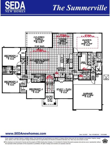 SEDA Summerville floorplan
