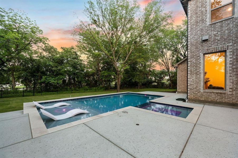 Exterior details and patio area of a home in , Keller (Image 26).