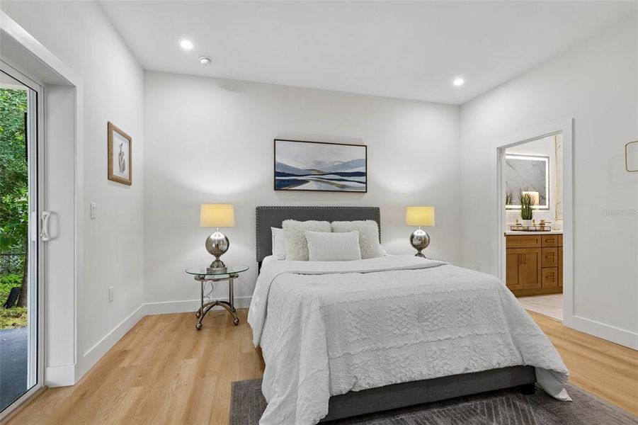 Furnished interior view inside a new home in , Dunedin (Image 35).