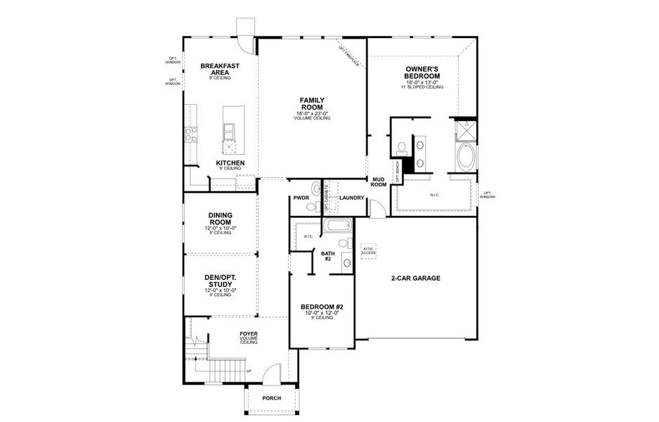 2D floor plan layout of this home in Lilyana, Celina, TX (Image 3). 2D floor plan layout of this home in Lilyana, Celina, TX (Image 3).