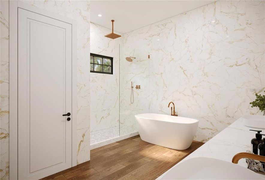 Furnished interior view inside a new home in , Sarasota (Image 7).