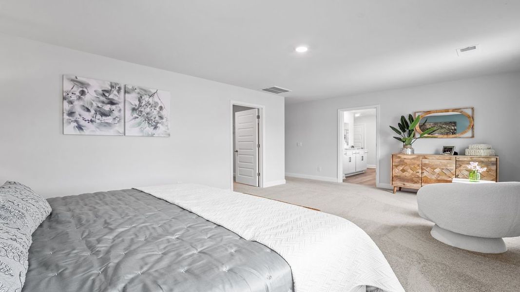 Furnished interior view inside a new home in The Retreat at East Argent, Ridgeland (Image 26).
