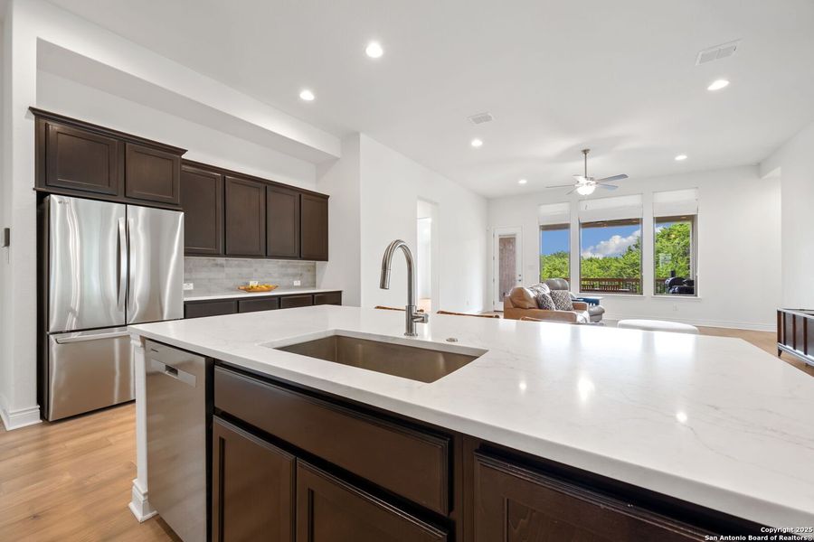Furnished interior view inside a new home in Esperanza - 70', Boerne (Image 6). Furnished interior view inside a new home in Esperanza - 70', Boerne (Image 6).