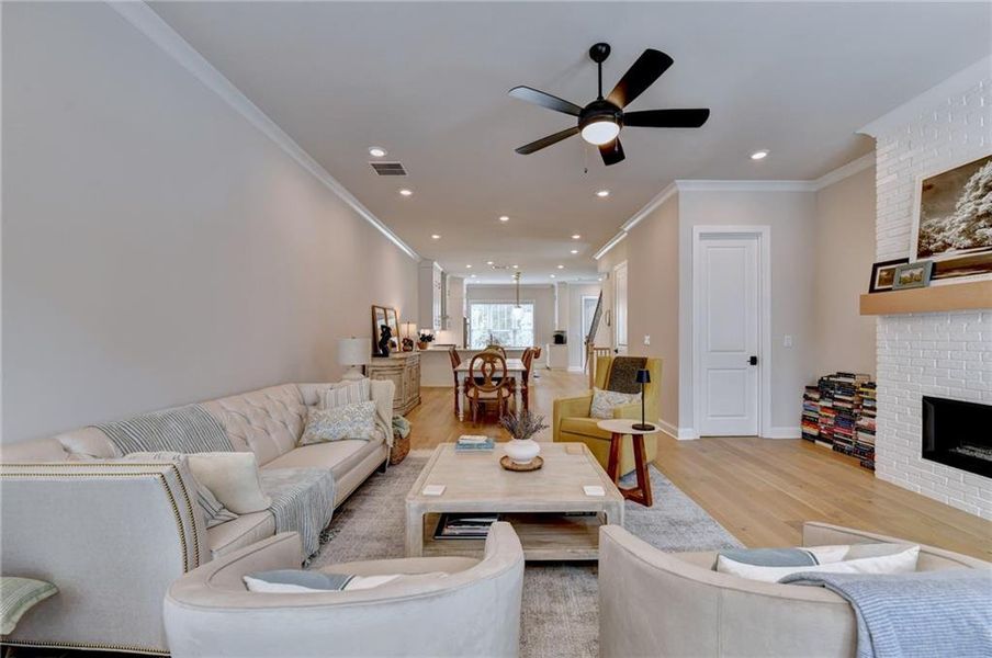 Furnished interior view inside a new home in , Alpharetta (Image 55).