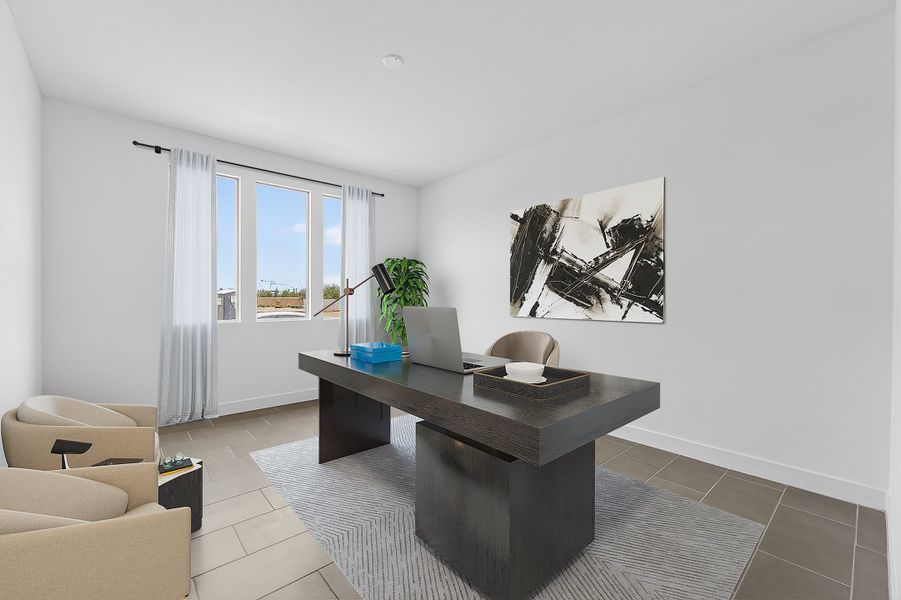 Furnished interior view inside a new home in Meridian, Queen Creek (Image 7).