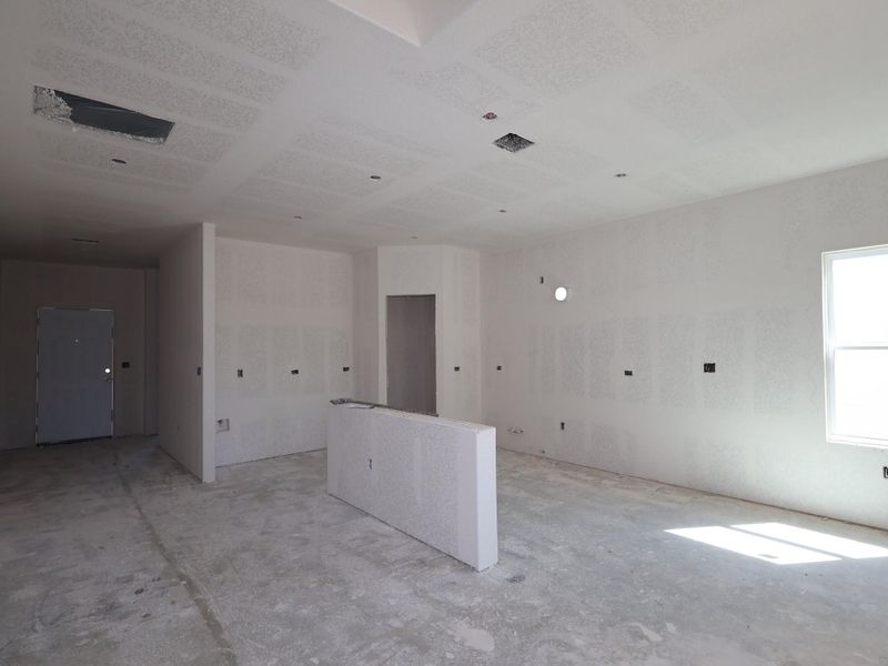 In-progress construction of a new home in Cascades at Onion Creek, Austin, TX (Image 5).