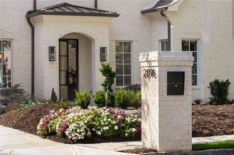 Exterior details and patio area of a home in , Atlanta (Image 30). Exterior details and patio area of a home in , Atlanta (Image 30).
