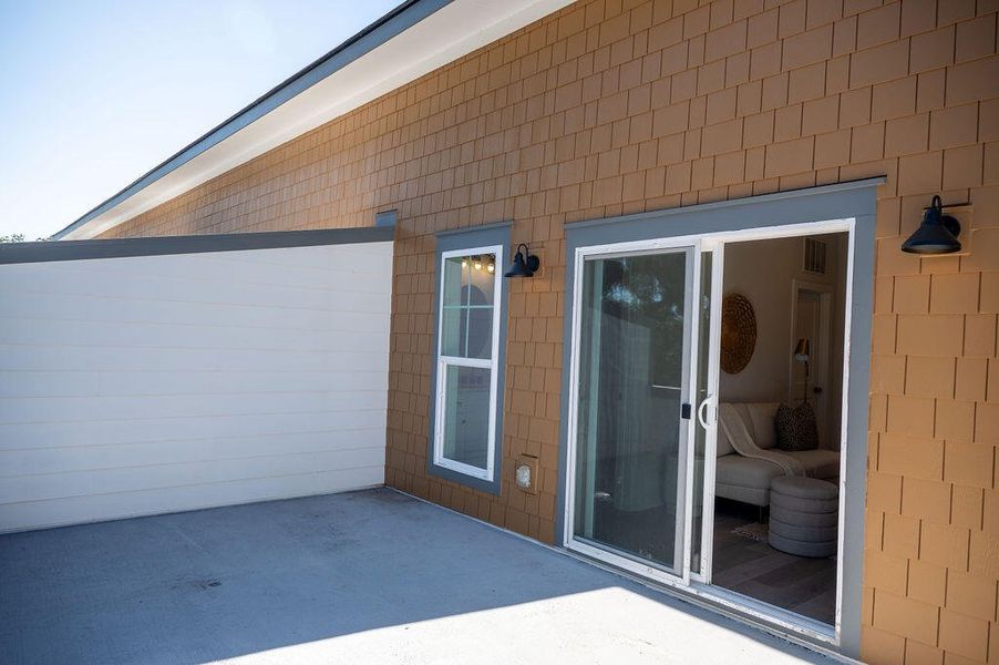Exterior details and patio area of a home in , North Charleston (Image 23).