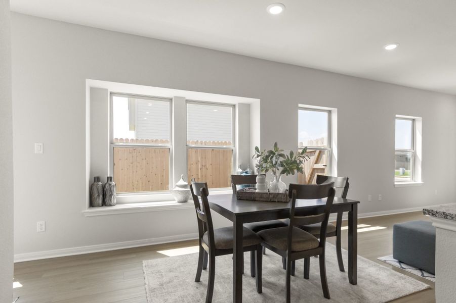 Furnished interior view inside a new home in Blanco Vista, San Marcos (Image 31).