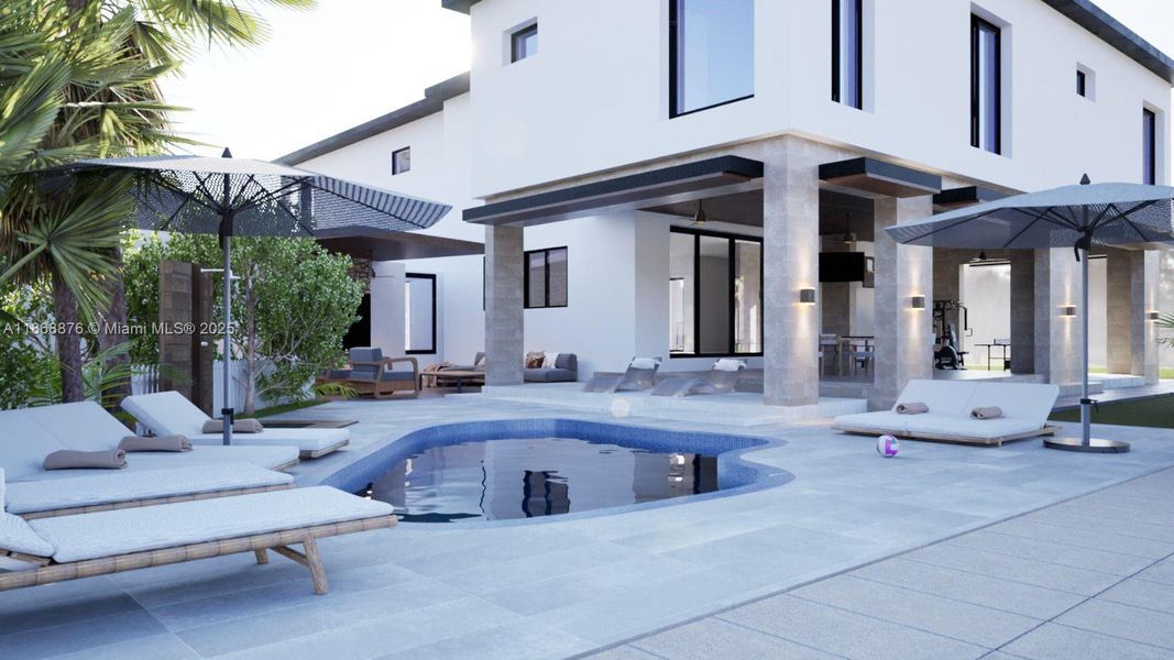 Front exterior of a new home in , Key Colony Beach, FL, highlighting curb appeal (Image 6). Front exterior of a new home in , Key Colony Beach, FL, highlighting curb appeal (Image 6).