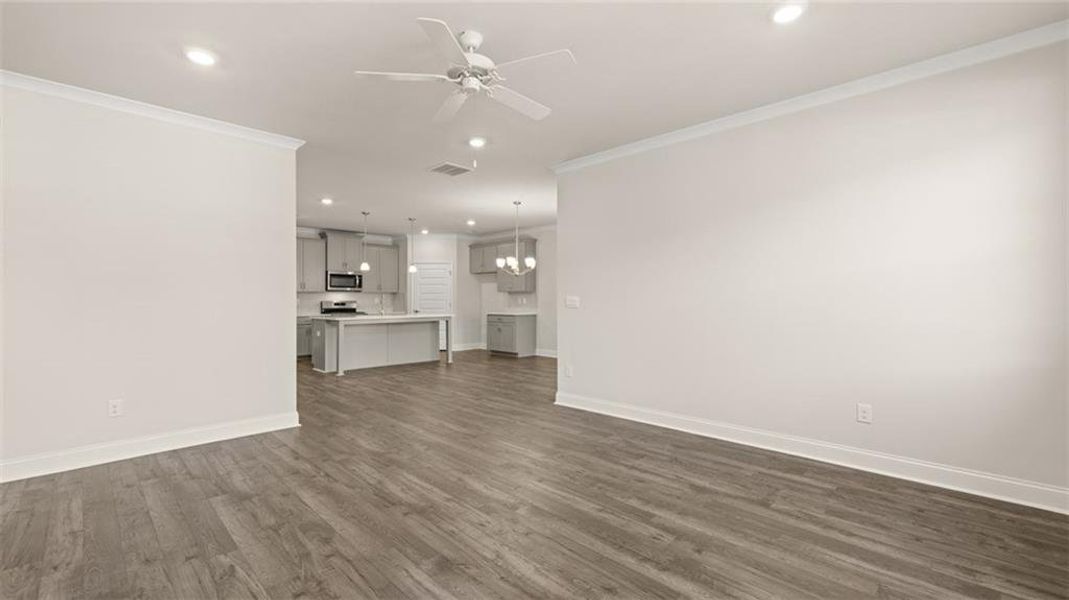 Spacious, unfurnished interior of a new home in Oak Ridge Meadows - Active Adult, Locust Grove (Image 27). Spacious, unfurnished interior of a new home in Oak Ridge Meadows - Active Adult, Locust Grove (Image 27).