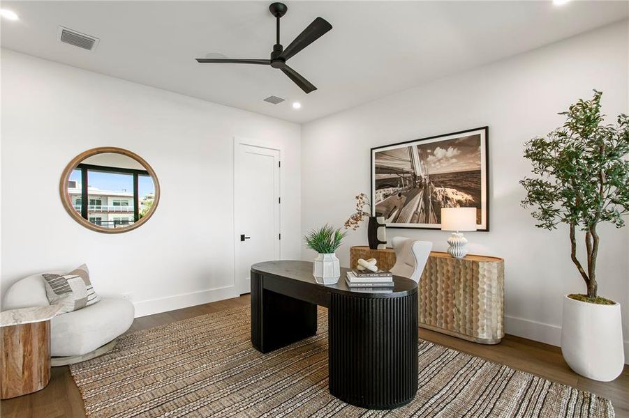 Furnished interior view inside a new home in , Tampa (Image 51). Furnished interior view inside a new home in , Tampa (Image 51).
