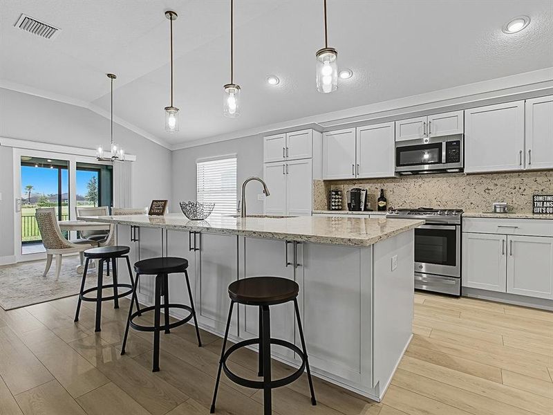 Furnished interior view inside a new home in , The Villages (Image 11). Furnished interior view inside a new home in , The Villages (Image 11).